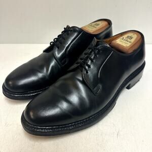 NEW HEELS Alden Black Shell Cordovan Plain Toe Blucher CUSTOM RARE MiUSA 10 B